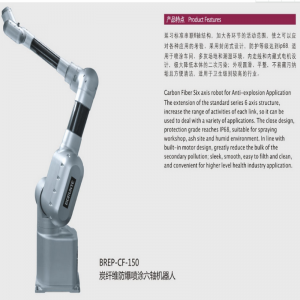 fibră de carbon explozie dovada şase axe spray robot