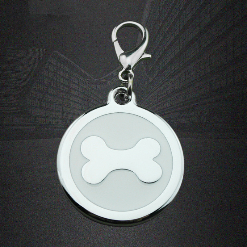 Producator Dongguan rotund oase adeziv picurare QR Pet Dog Tag-uri