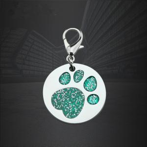 Custom Dog Round Dog Dog Pet Tag-uri Tag Tag cu cod QR
