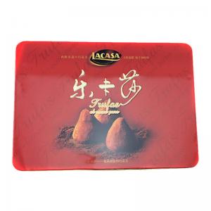 Cartuș de ciocolată elegant, dreptunghiulară, personalizată