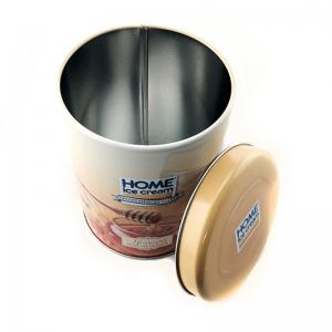 OEM personalizate de metal rotunde cookie biscuiti cutie de carton pentru ambalaje