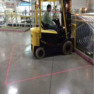 Supravegherea luminii pentru zonele roșii cu laser