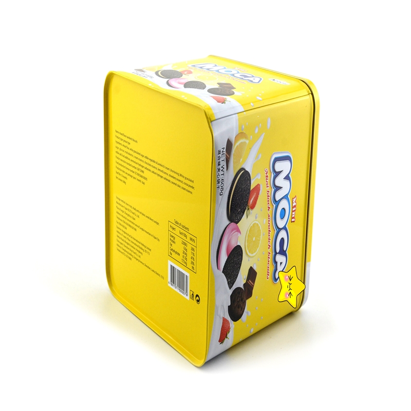 Trusă de carton pătrată pentru cookie pătrată, cutie de carton pentru ambalare biscuit