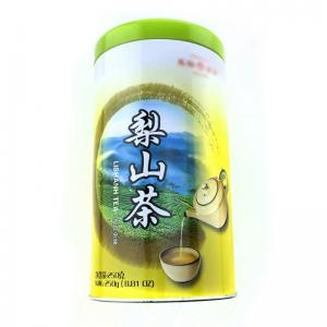 Cutie rotundă de ceai rotundă cu capac rotund tipărită