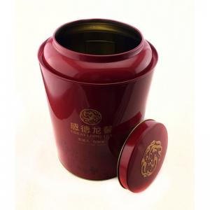 Cutie rotundă de ceai cu cinci piese, cu capac etanș