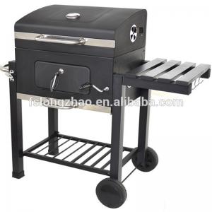 Cărucior în aer liber portabil gri bbq grill