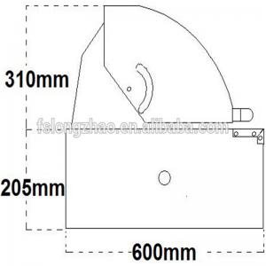 Cap de grila pentru gaz de masă Cap de gril cu gaz din oțel inoxidabil încorporat