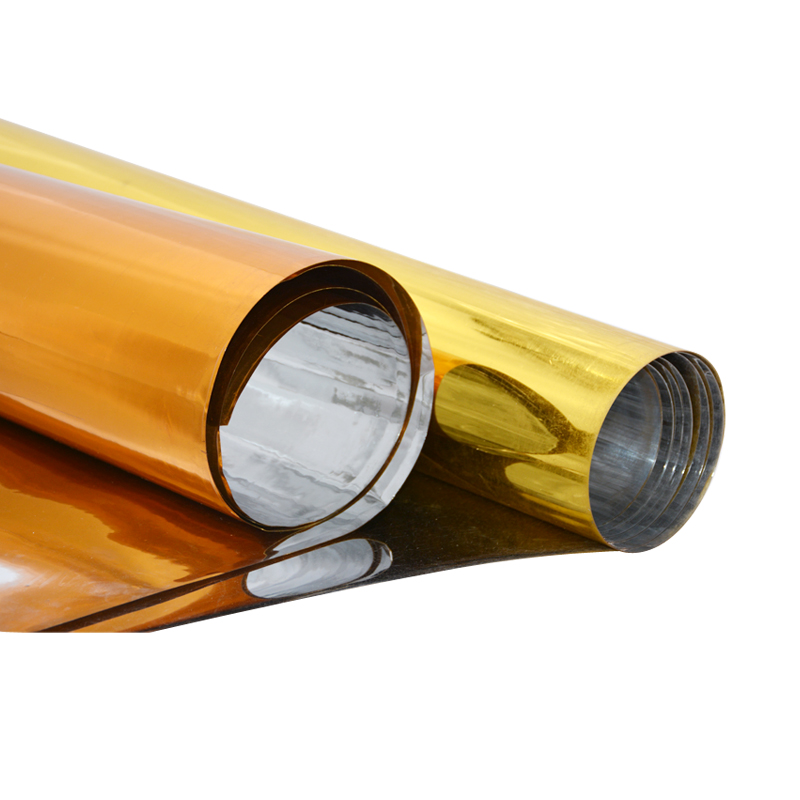 120 de microni Mylar Film de înaltă lucioasă Gold Metallized PET Film Rolls pentru termoformare