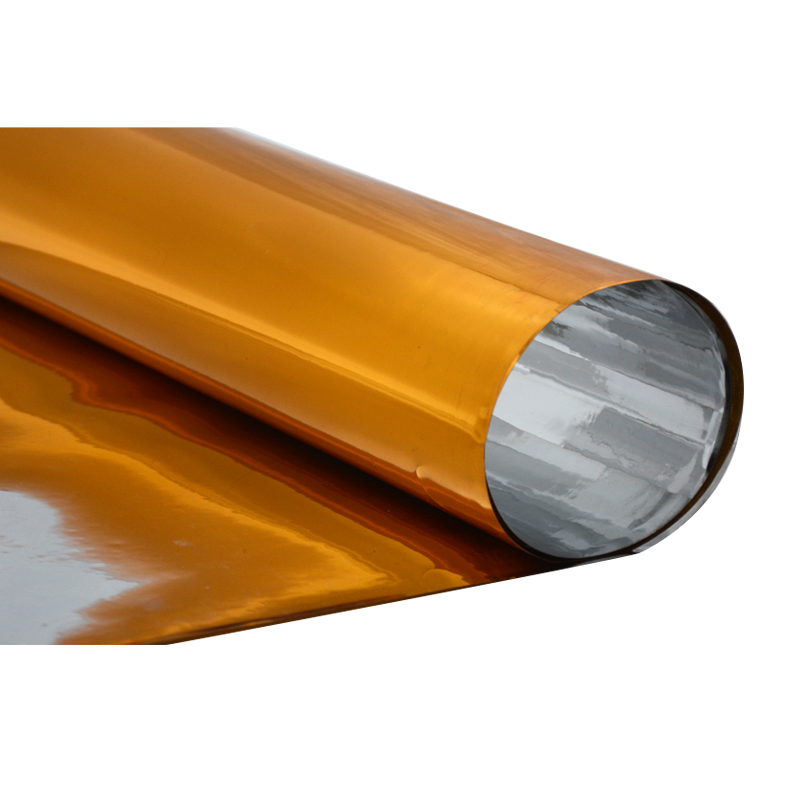 120 de microni Mylar Film de înaltă lucioasă Gold Metallized PET Film Rolls pentru termoformare