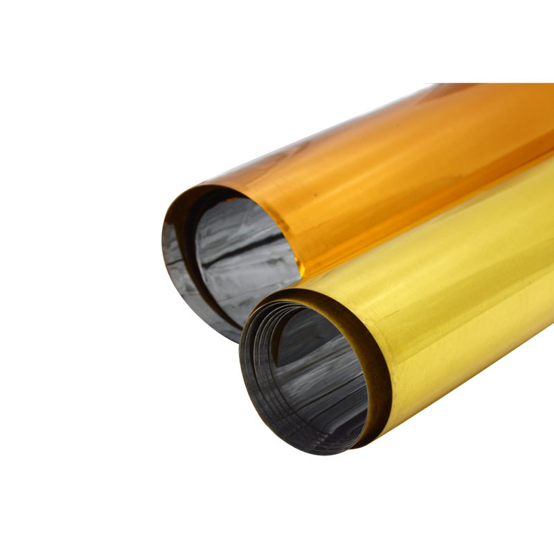 120 de microni Mylar Film de înaltă lucioasă Gold Metallized PET Film Rolls pentru termoformare