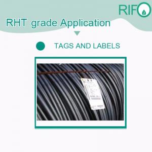 Rulou de hârtie termică ieftin cu ridicata, etichetă de oțel pentru animale de companie la temperatură ridicată