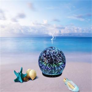 Cel mai bun produs în Statele Unite ale Americii ultrasonic electric focuri de artificii din sticlă umidificator aromă difuzor de ulei esențial cu lumină colorată