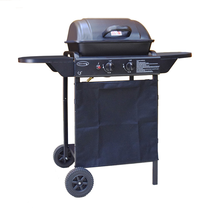 De înaltă calitate 2burners fontă de interior de gaz BBQ gratar gratar barbecue gratar