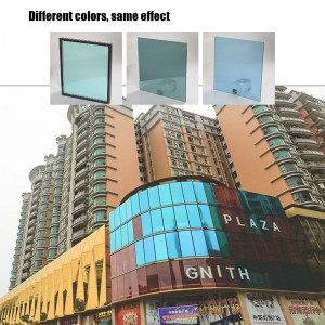 Sticla de sticlă izolantă din sticlă de înaltă calitate este acoperită cu aur de 24 de kilometri și alte culori, precum și geam termoizolant flexibil