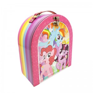 Rigid carton de hârtie de prânz caseta de design personalizat imprimate cutie cadou dulce pentru copii