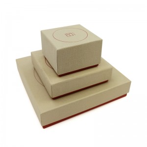 Comert cu ridicata de lux de hârtie mare de carton de moda set de cutii cadou