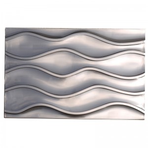 30 * 60 Wave metalice / Metal Mosaic Placi pentru Backsplash