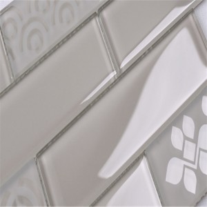 Gheață crackle rupt arabesque placi de sticla ondulate prețurile de sticlă