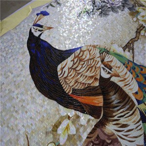 JH165 Personalizate Design de paun mozaic mozaic de artă model de mână