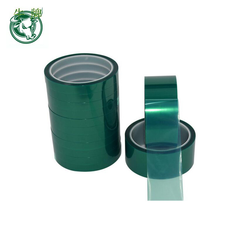 caietul de sarcini personalizate verde color PET film de silicon lipici bandă Masking Tape