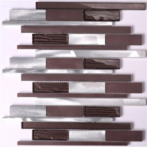 Long Strip Mozaic din aluminiu din aliaj de aluminiu Furnizor de mozaic