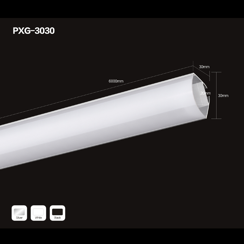 Profil de canal aluminiu LED personalizat pentru iluminarea benzii LED