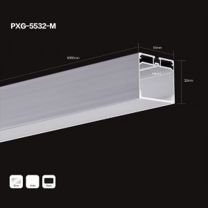 6063 Canal de aluminiu din aluminiu din aluminiu pentru extrudare din aluminiu cu LED