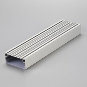 China fabrică U formă U7635 extrudat profil de aluminiu LED