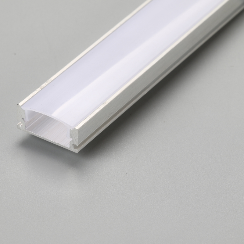 Un canal din aluminiu cu LED-uri sub formă de U subțire U 1707 pentru profilele din bare de aluminiu cu LED-uri