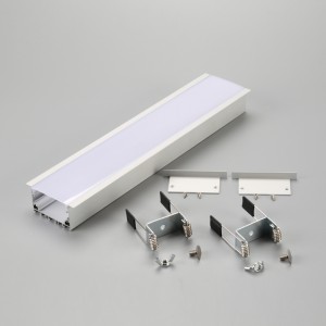 Vindem fierbinte extrudat U canal negru din argint anodizat LED banda de aluminiu cadru