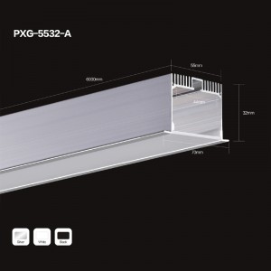 Vindem fierbinte extrudat U canal negru din argint anodizat LED banda de aluminiu cadru