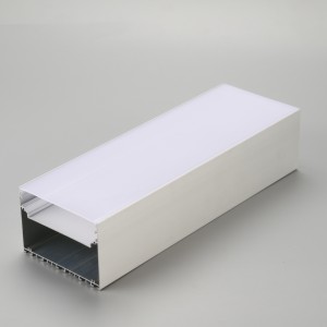 Cel mai bun vânzător 80mm PCB lățime LED extrudare din aluminiu 6063 T5 Canal din aluminiu pentru iluminarea benzii LED