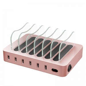 KPS-8403LC Șase porturi de încărcare pentru porturi USB (cablu US / UE / UK / AU)