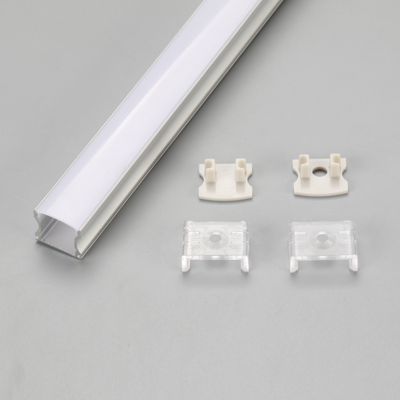 Extrudare din aluminiu de 3 mm grosime structurală pentru benzi flexibile sau dure LED