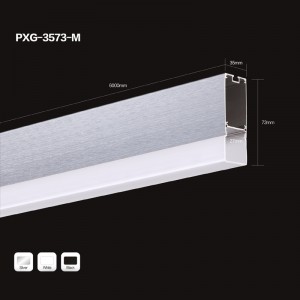Cel mai bun vinde întregul set LED lumina liniară carcasă din aluminiu corp de căldură chiuveta IP20