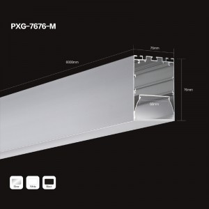 Accesoriu pentru profile din aluminiu din aluminiu pentru LED-uri