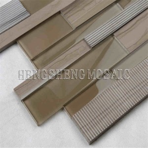 Sticla unică de fabricație din sticlă mixtă ceramică mixtă cu placi de metrou de înaltă calitate