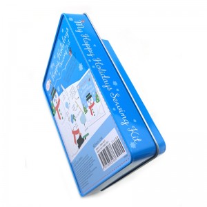 Noul design mic cadou dreptunghiular de cadouri de cadouri de Craciun cu fereastra