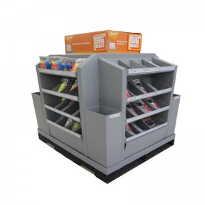 Carton de jucărie personalizat pentru jucării asamblat Suport de prezentare pentru paleți pentru supermarketuri