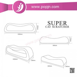 Pet scratch pe carton ondulat de pisica din carton ondulat si pisica de slefuit pisica