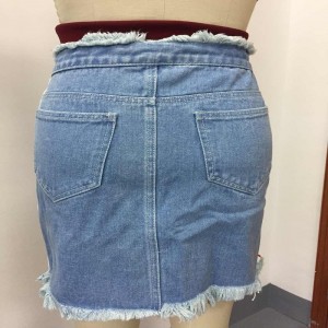 dama cu fâșie denim WS322