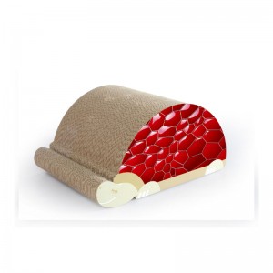 2018 Amazon Hot Vanzare Carton ondulat din carton pentru pisici / pisica pentru zgarieturi / pisica pentru scratch