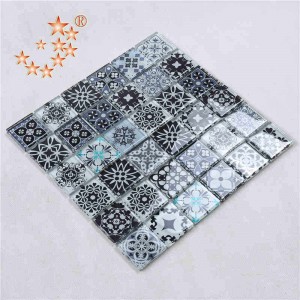 Piața cu ridicata albastru Albastru marocan de sticlă de sticlă de mozaic Placi de cristal de portelan de cristal Pentru Hotel Club Pereți de decorare