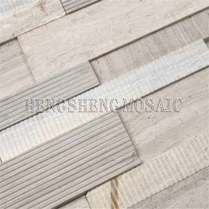 Preț scăzut Strip Art Placi de mozaic cu ceramică Mix Piatră naturală piatră de sticlă de mozaic pentru pereți de decor exterior Pereți de mozaic de vară prețurile în Egipt pește scară mozaic placi ceramice