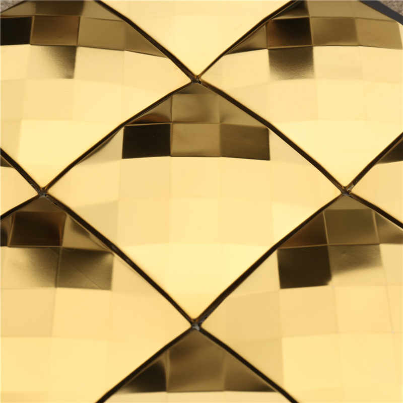 Luxury Diamond Golden Backsplash Placi de mozaic