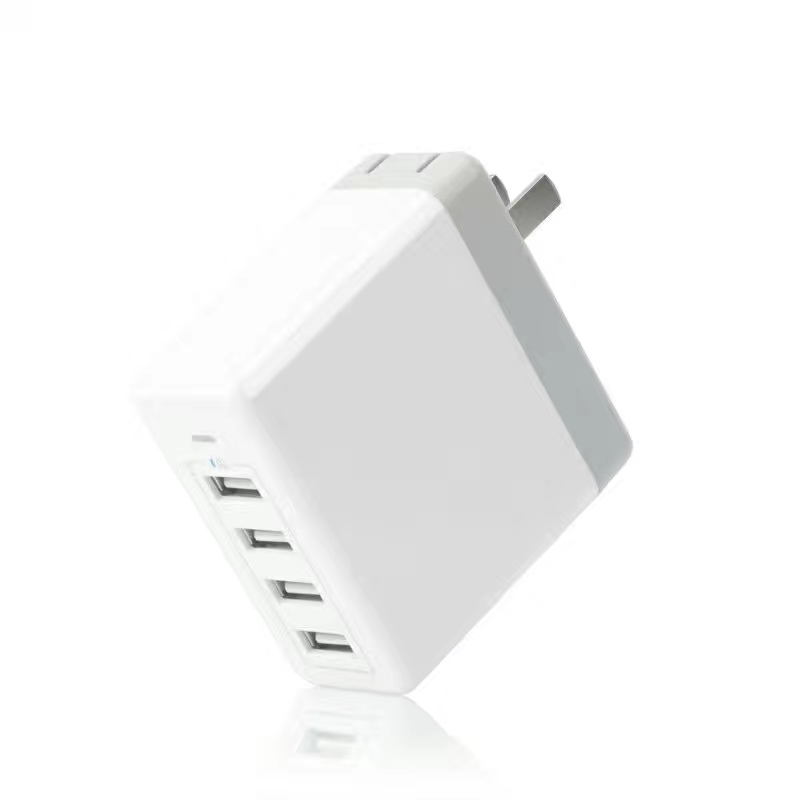 KPS-8406LC Patru porturi USB Adaptor AC (cu cablu detașabil AC)