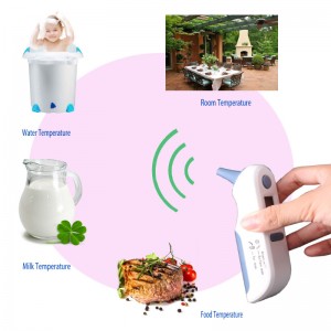 Termometru de măsurare a temperaturii febrei infraroșii frunții și bebelușului clinic