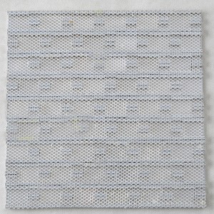 Covor hotel de perete decorativ pătrat de mozaic din metal din aluminiu pătrat 3D