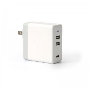 KPS-8407LC typec PD + Două porturi USB adaptor de curent alternativ (mufa US / UE)