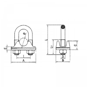 Clemă de sârmă forjată cu picătură de tip Italia